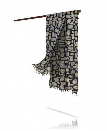 Палантин Женский W40-PIERRES/VERT.NOIR